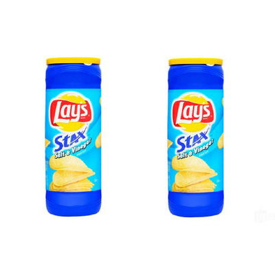 Lay's Stax Salt & Vinegar 乐事罐装薯片盐醋味